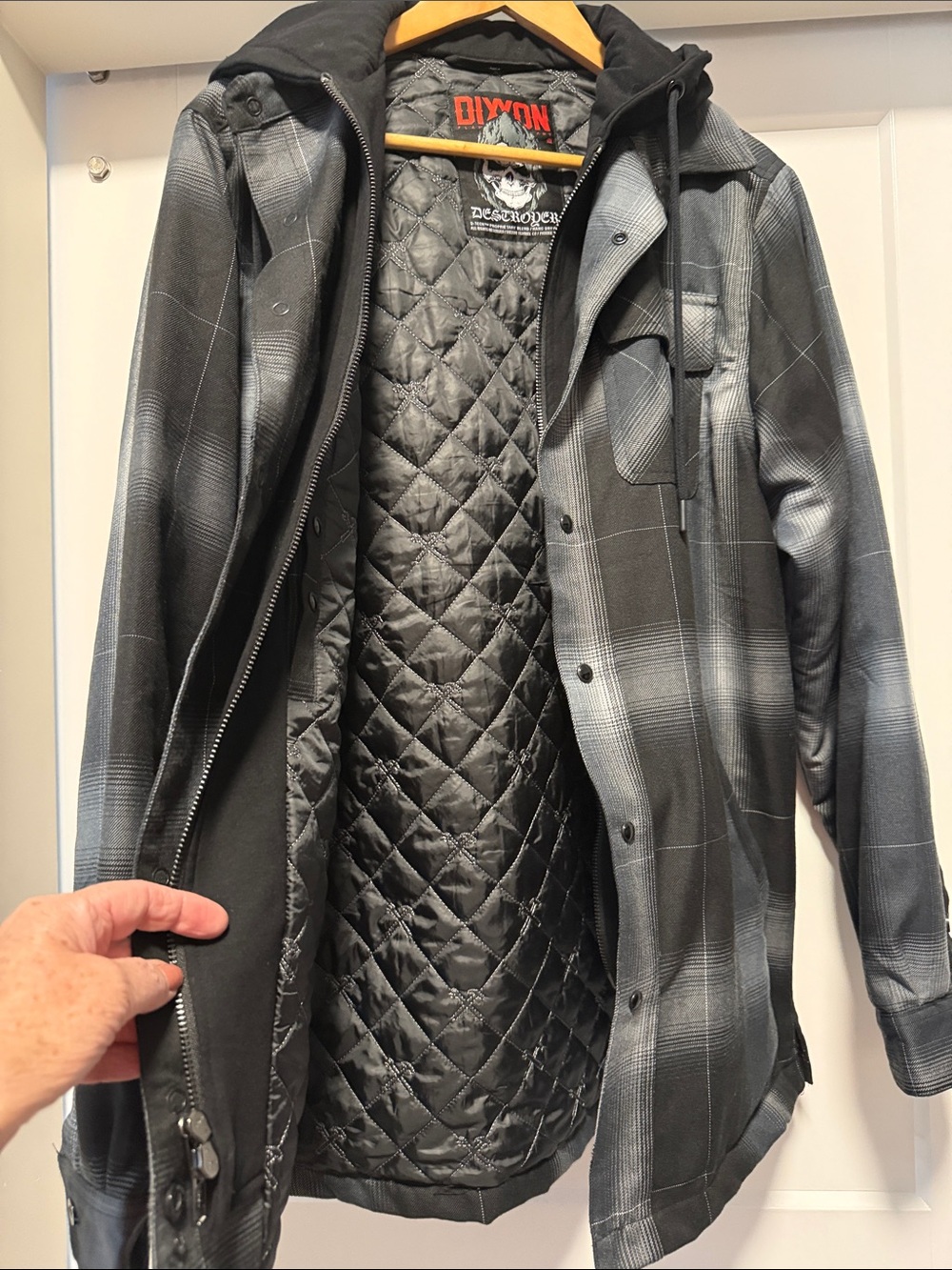 DIXXON Destroyer Black and gray Jacket with hood